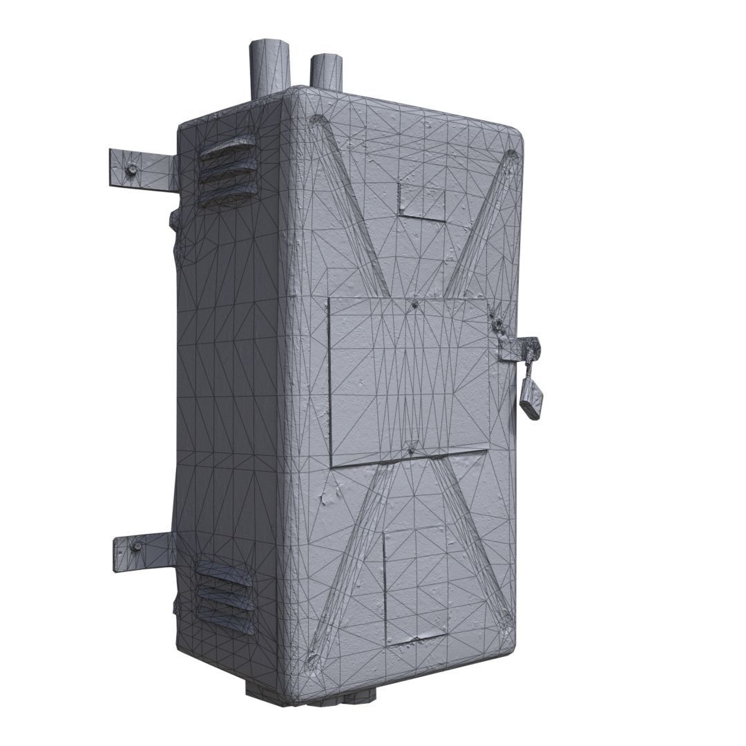 Electrical switch scan 8 Low-poly 3D model_8