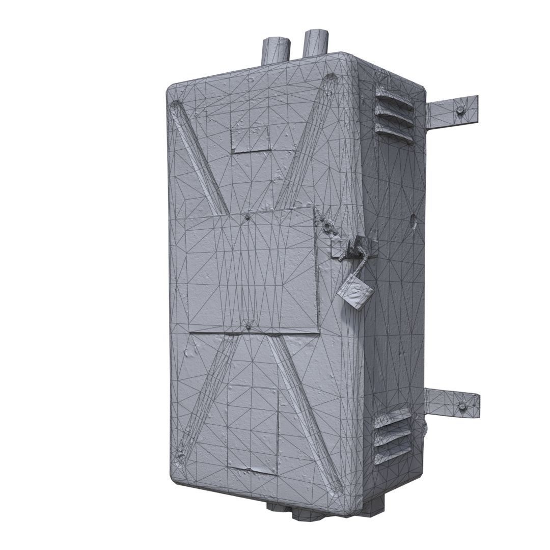 Electrical switch scan 8 Low-poly 3D model_7