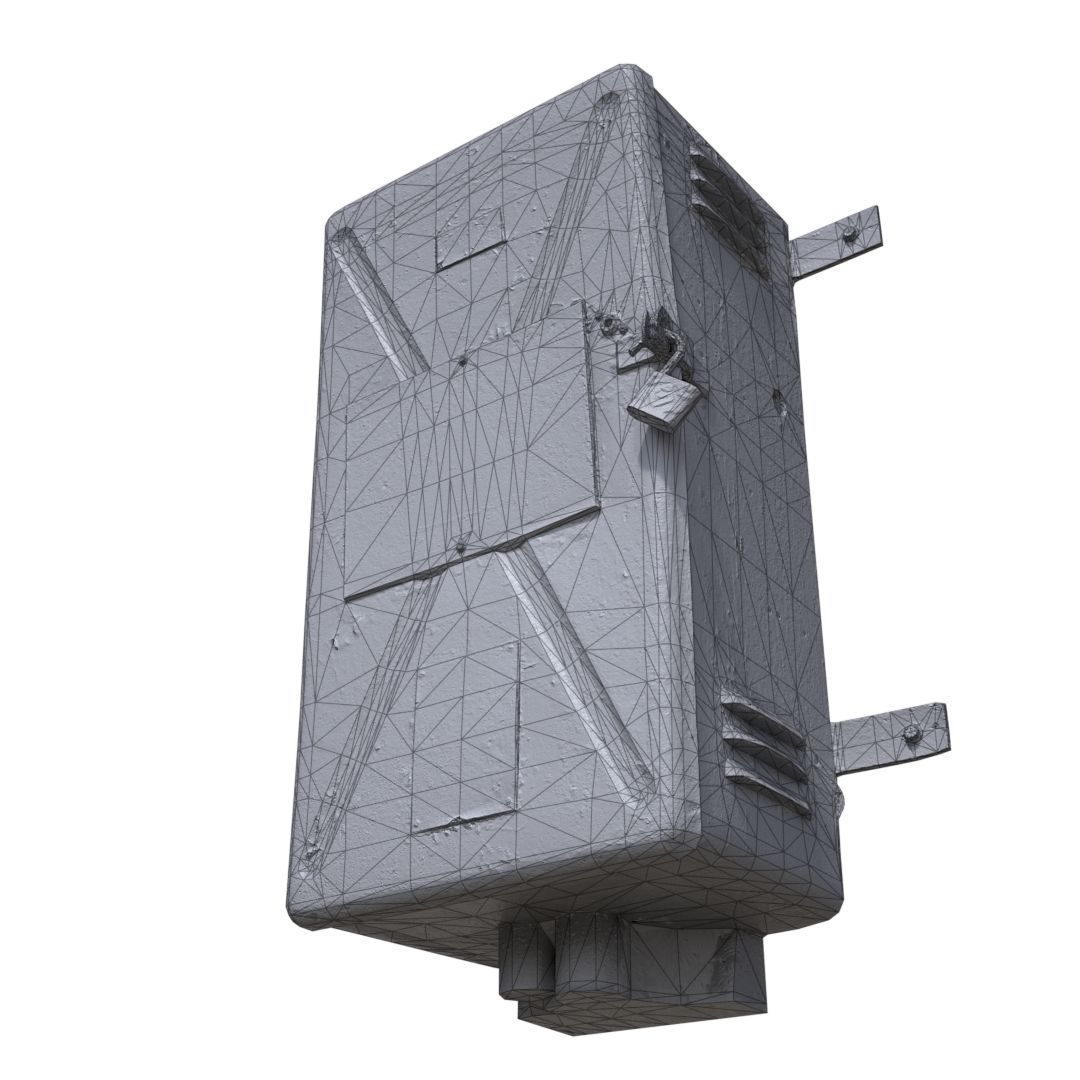 Electrical switch scan 8 Low-poly 3D model_10