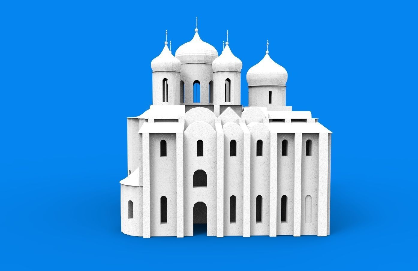 Saint Sophia Cathedral in Novgorod - mini World 3D print model_5