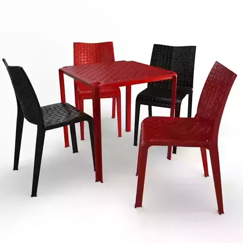 Ami Ami Table and chairs Kartell