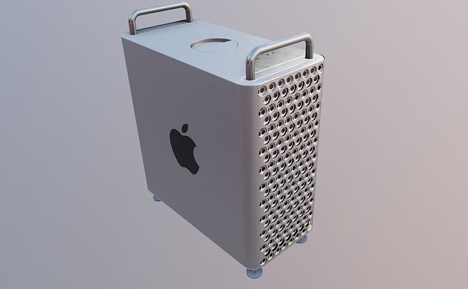 mac pro Low-poly 3D model