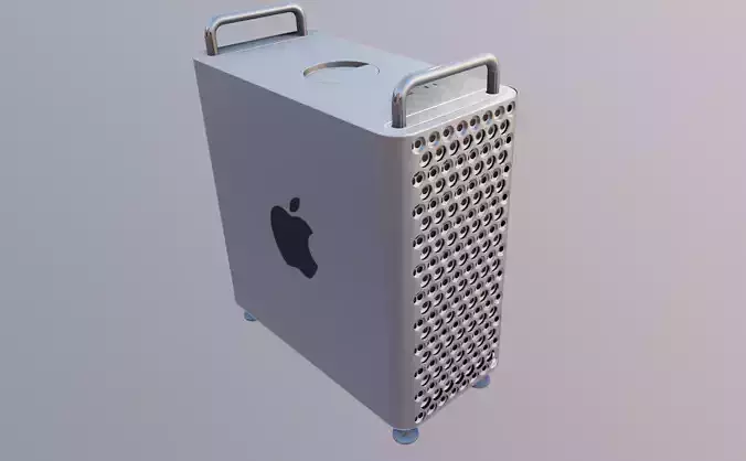mac pro Low-poly 3D model