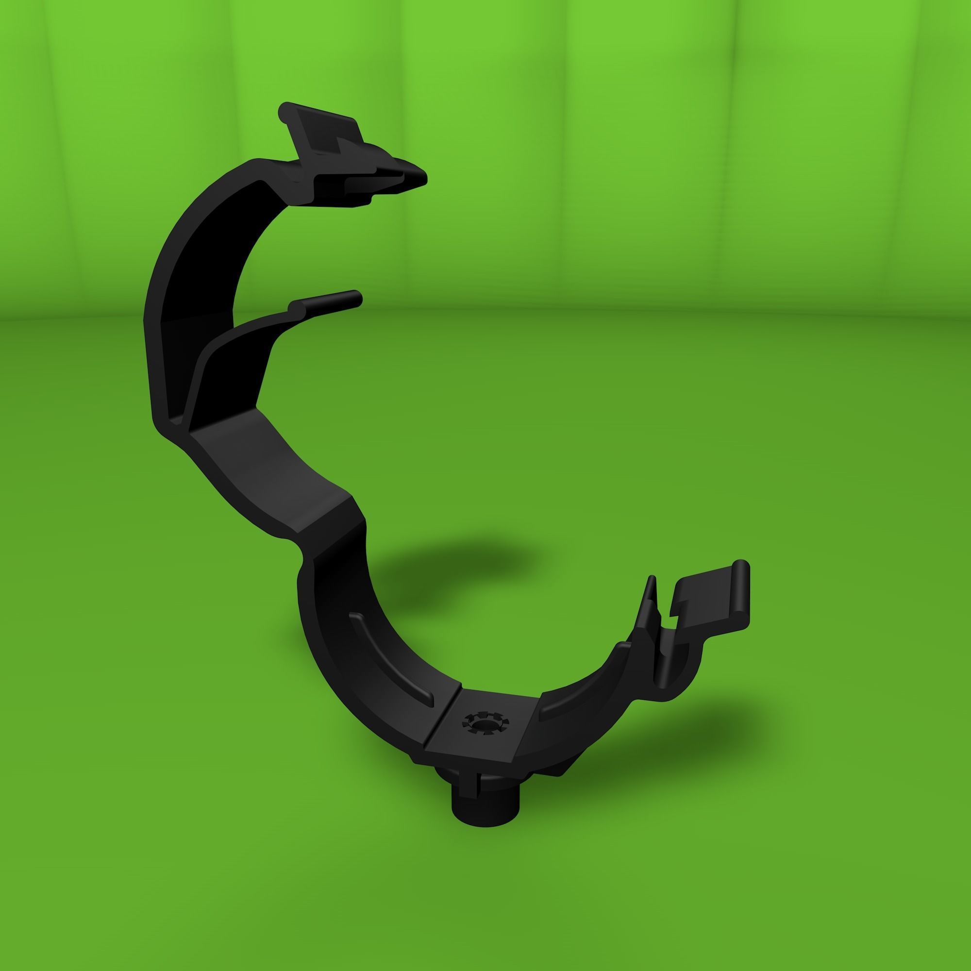Clip clamp and anchor Low-poly 3D model_22