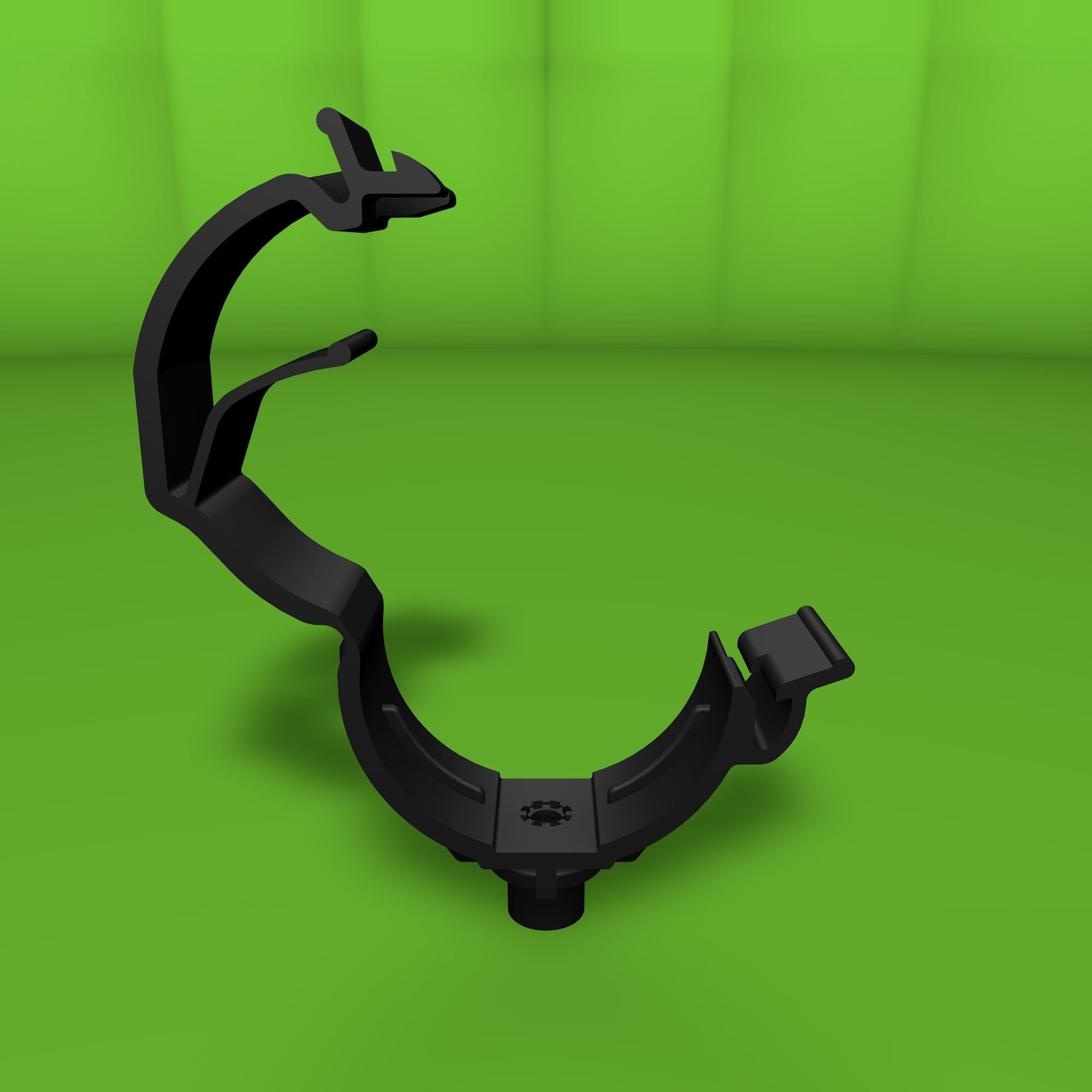 Clip clamp and anchor Low-poly 3D model_17