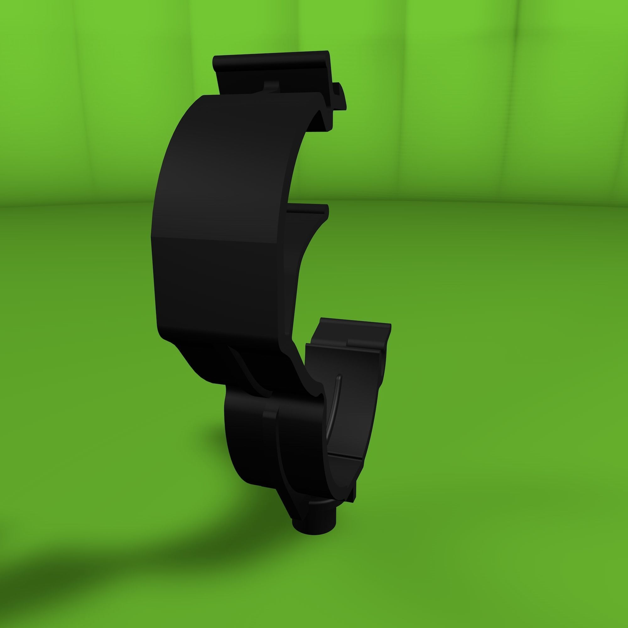 Clip clamp and anchor Low-poly 3D model_28