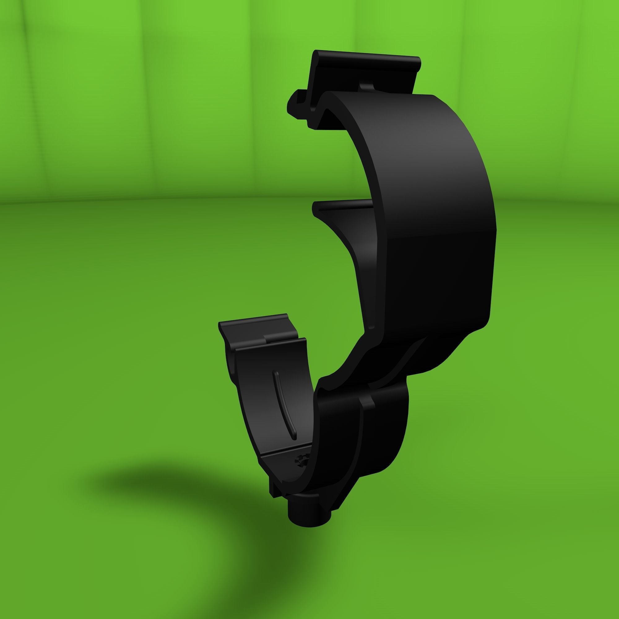 Clip clamp and anchor Low-poly 3D model_26
