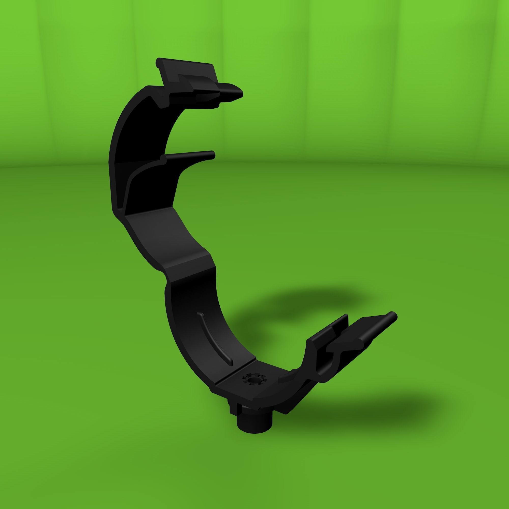 Clip clamp and anchor Low-poly 3D model_21