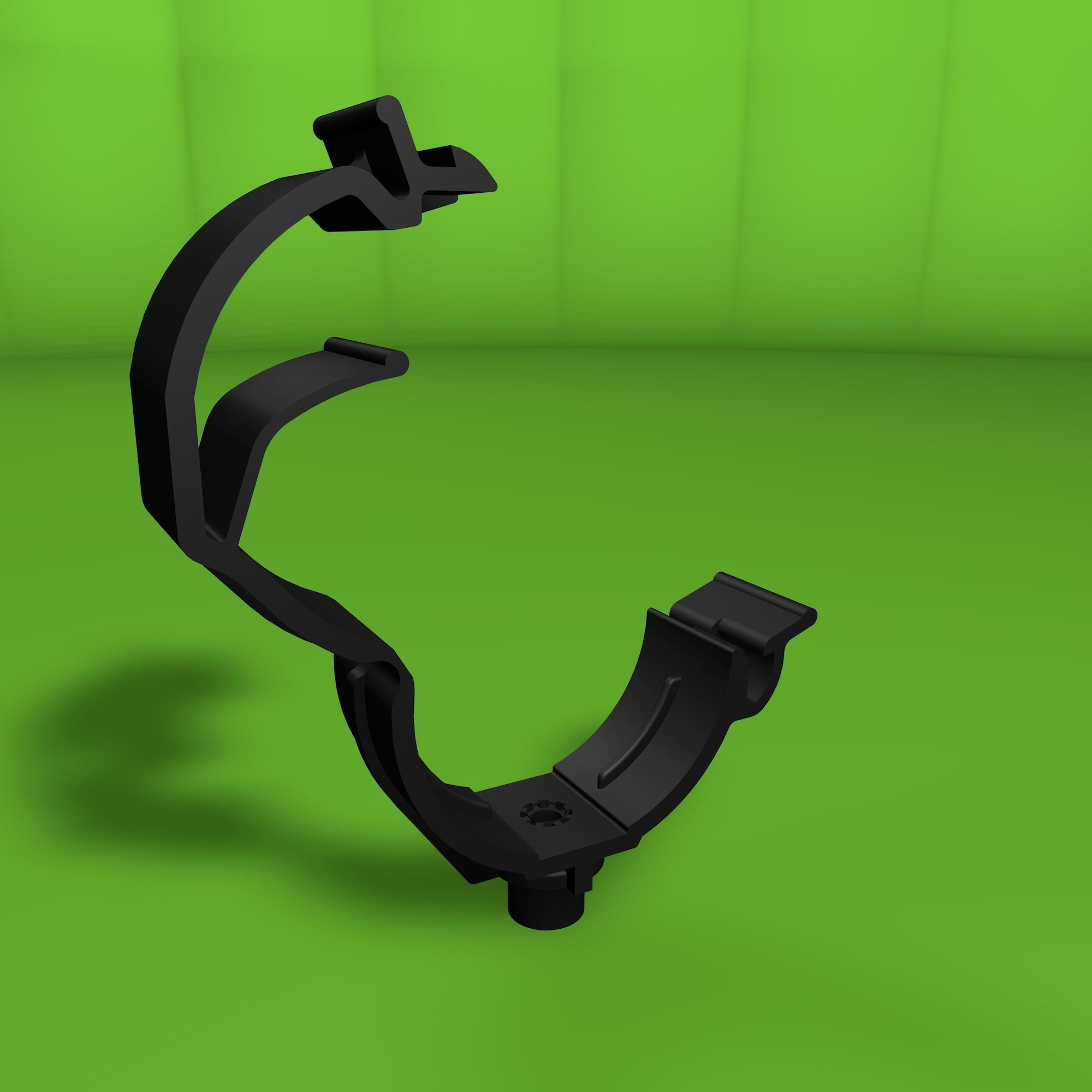 Clip clamp and anchor Low-poly 3D model_3