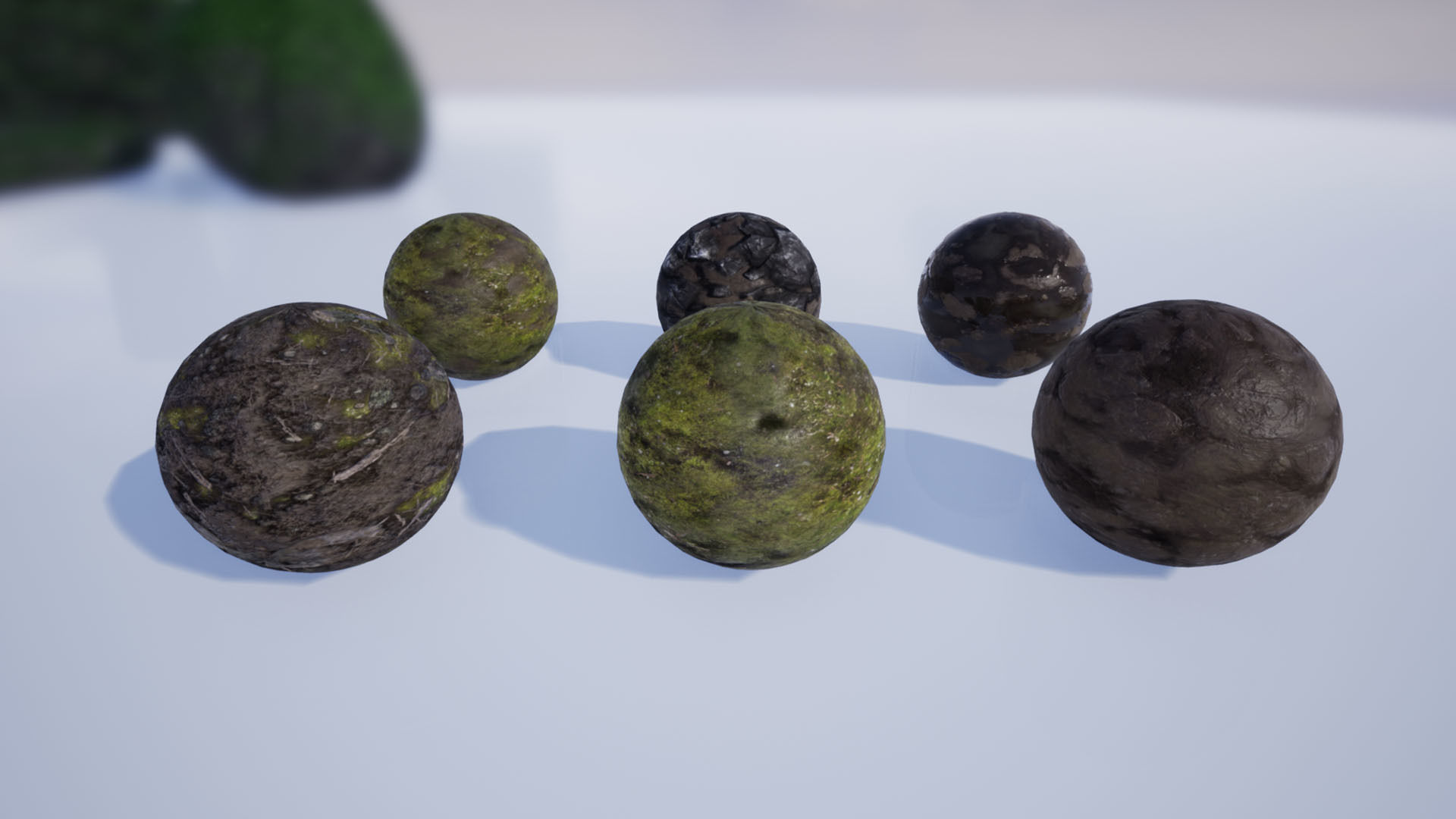 3D Stylized Forest Stones Low-poly 3D model_5