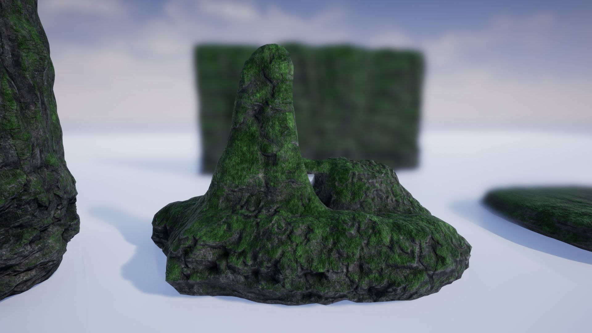 3D Stylized Forest Stones Low-poly 3D model_2