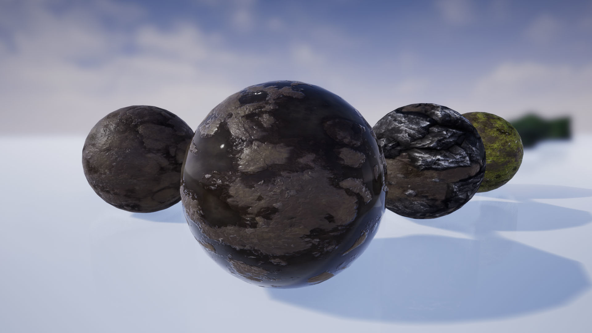 3D Stylized Forest Stones Low-poly 3D model_4