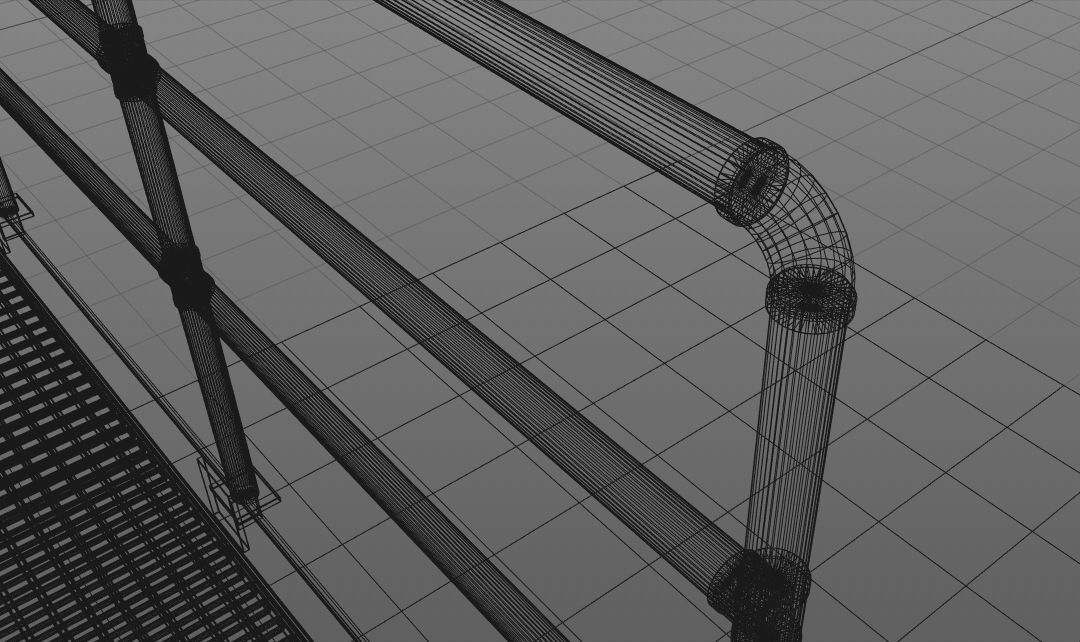 C4D catwalk 3D model_4