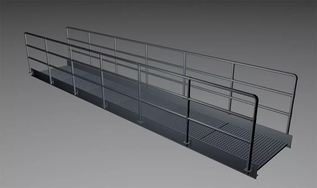 C4D catwalk 3D model_0