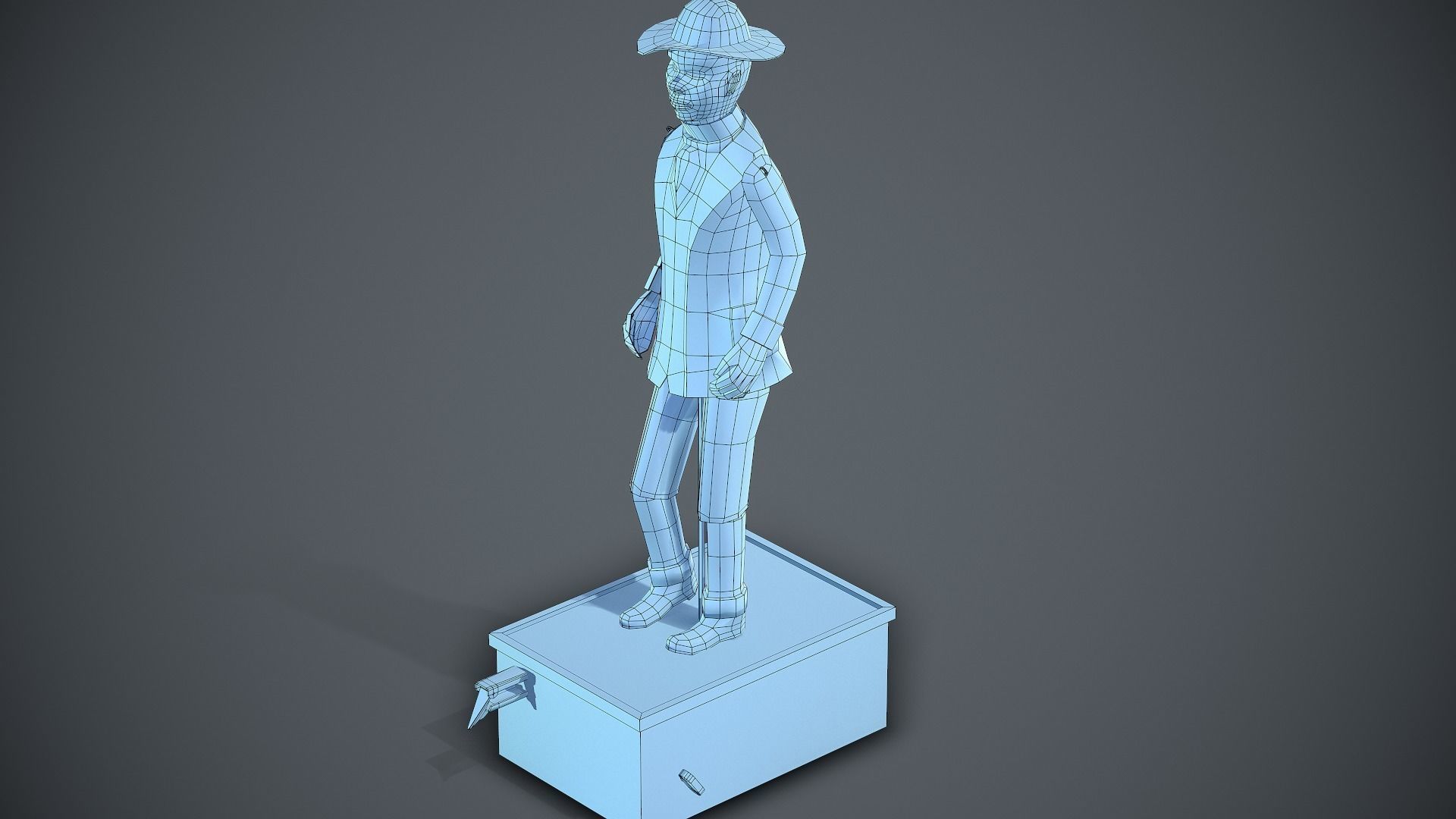 Alabama Coon Jigger  Low-poly 3D model_18