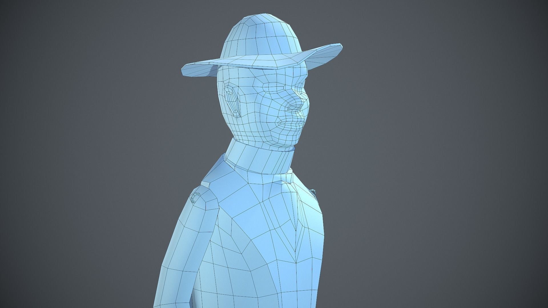 Alabama Coon Jigger  Low-poly 3D model_20