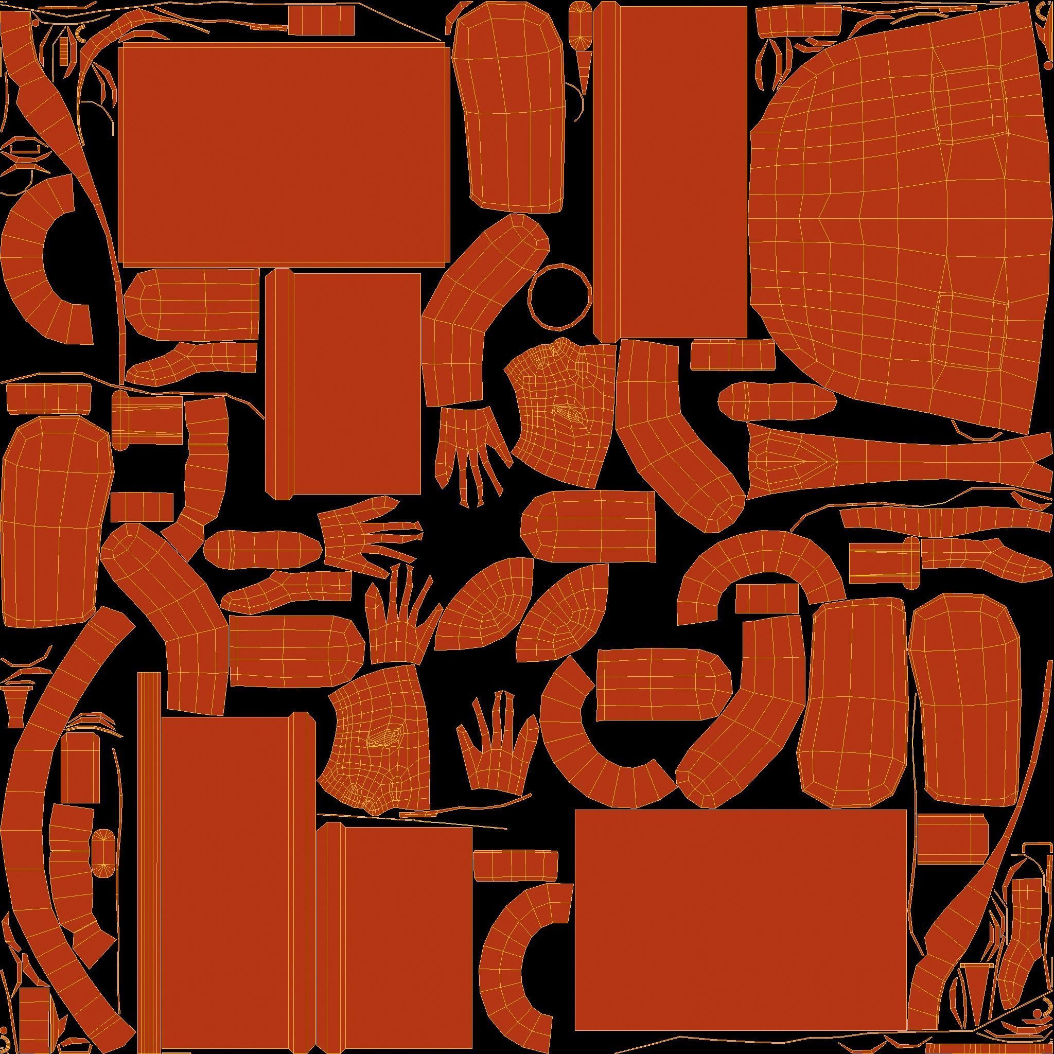 Alabama Coon Jigger  Low-poly 3D model_17