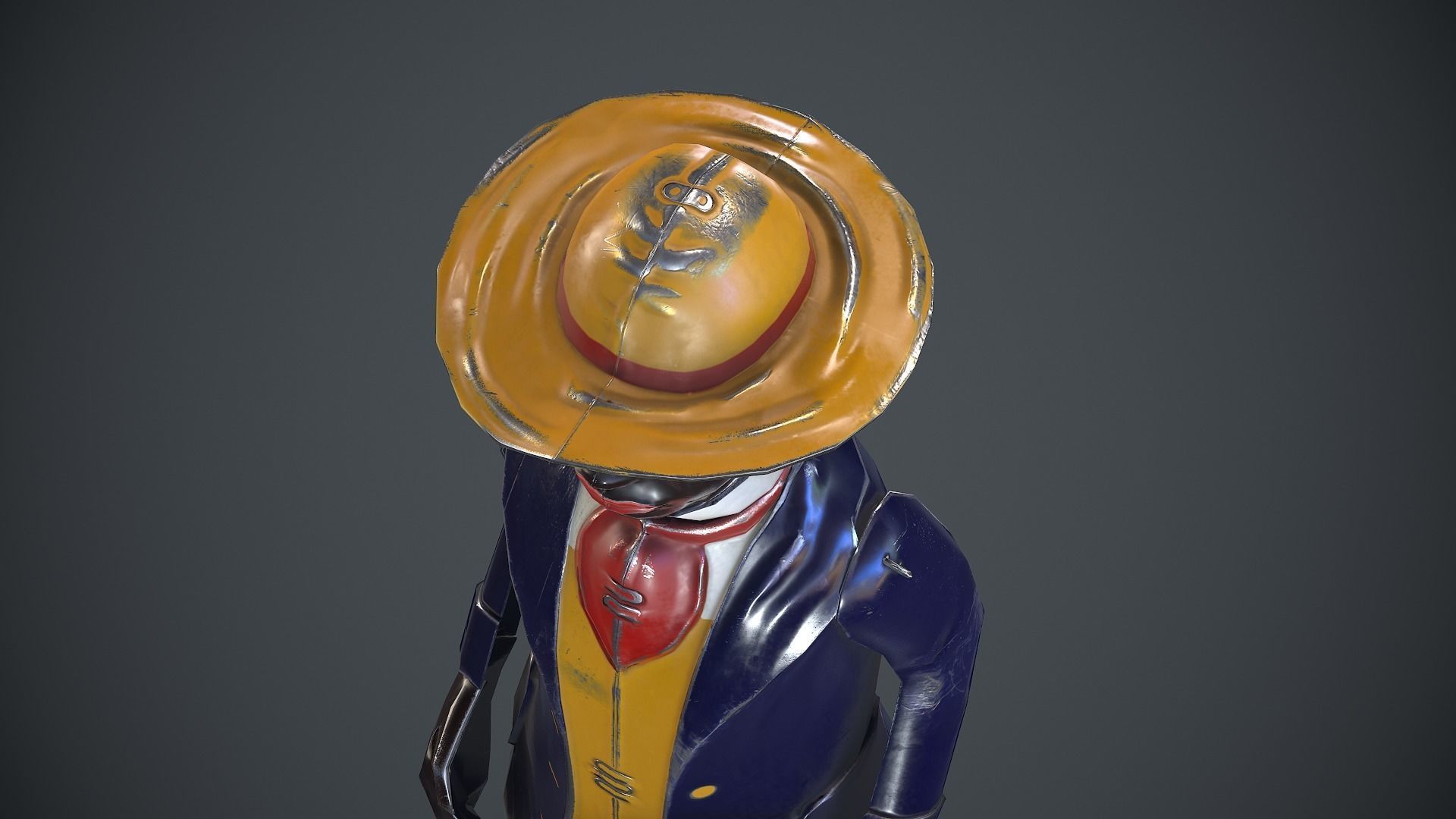 Alabama Coon Jigger  Low-poly 3D model_5