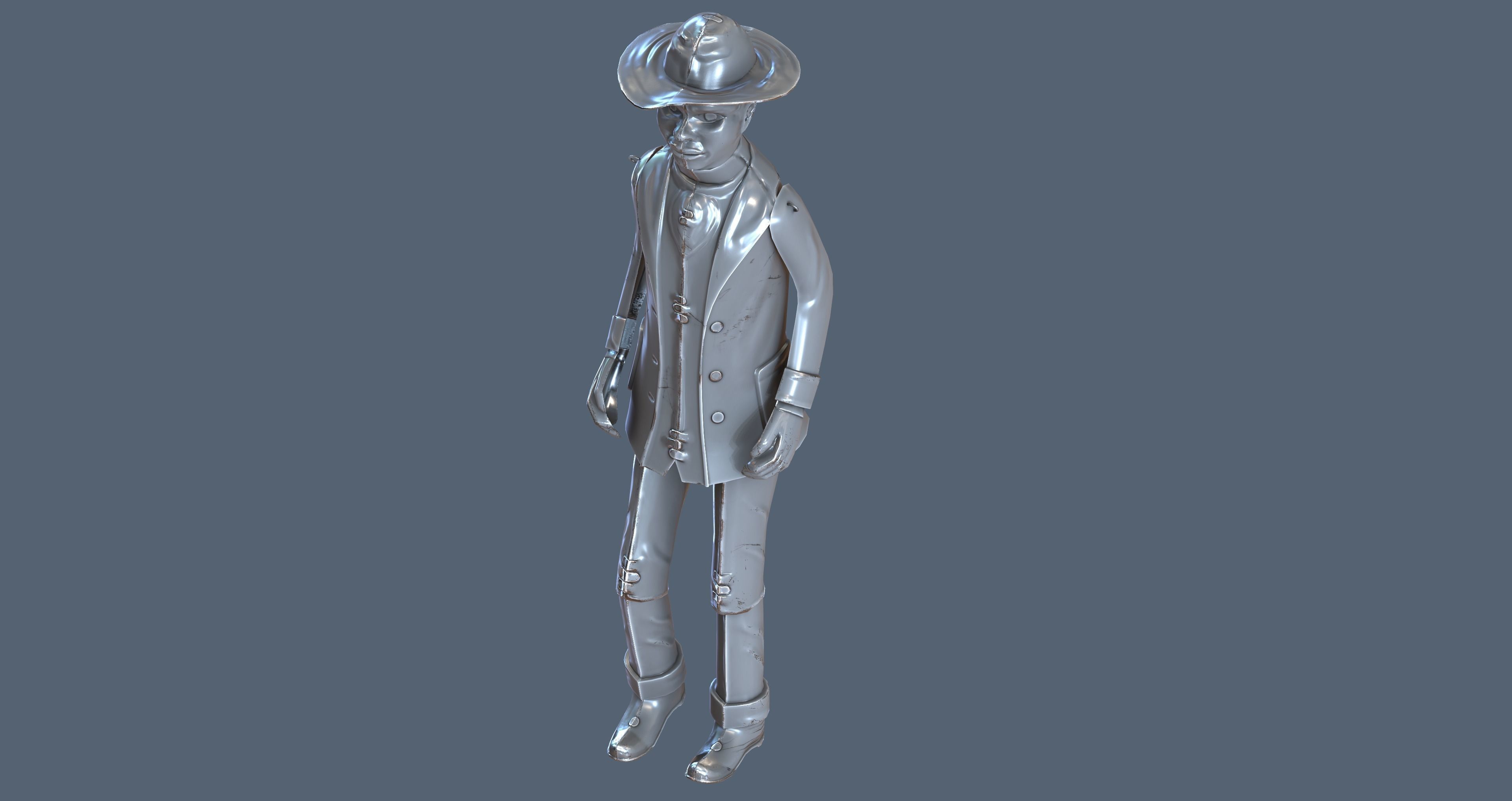 Alabama Coon Jigger  Low-poly 3D model_15