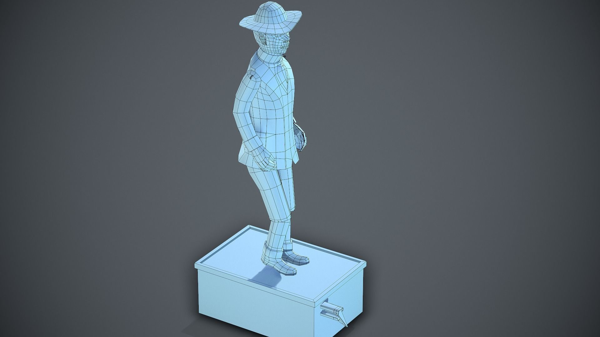 Alabama Coon Jigger  Low-poly 3D model_19