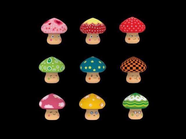 Christmas trees Low-poly 3D model_5