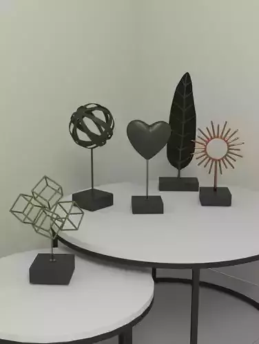 Lindrande decoration pack3D model 3D model