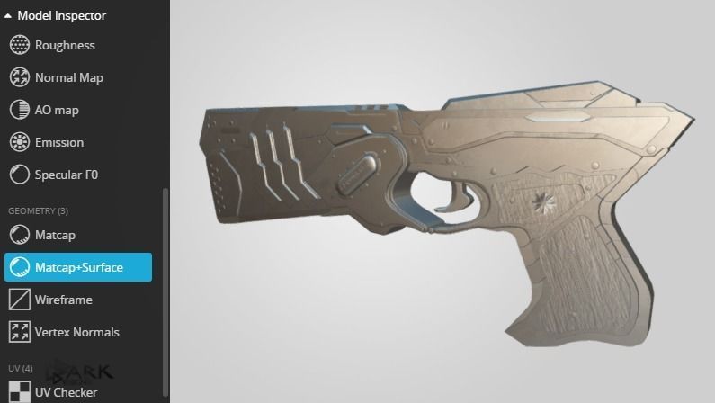 Psycho Pass Dominator 3D model_4