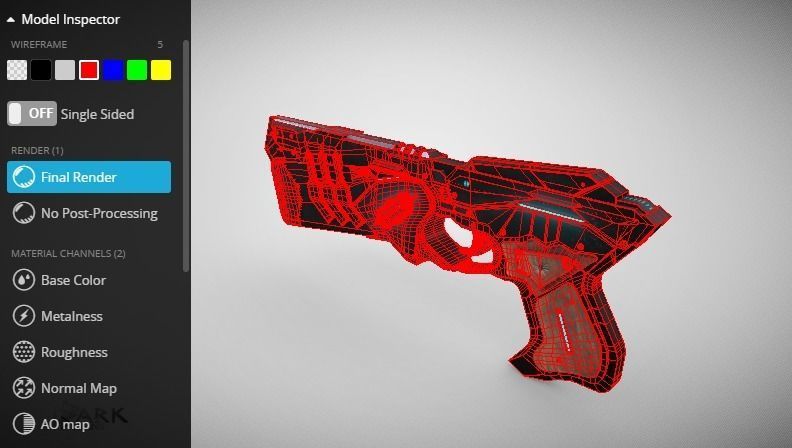 Psycho Pass Dominator 3D model_3