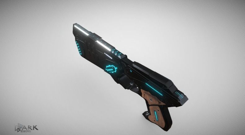 Psycho Pass Dominator 3D model_2