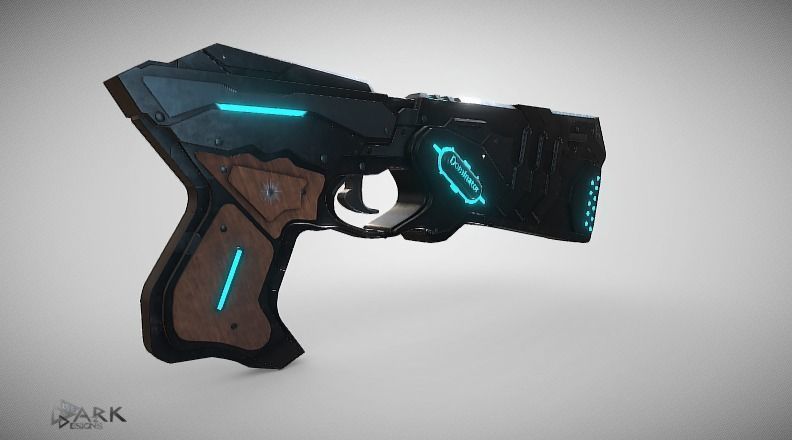 Psycho Pass Dominator 3D model_1