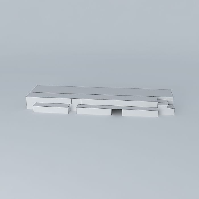 LSZB airport Bern Belp with building Free 3D model_4