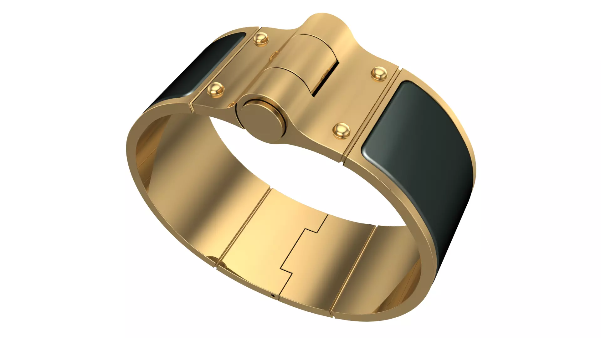 Hinged Hermes clic clac 3D print model_0