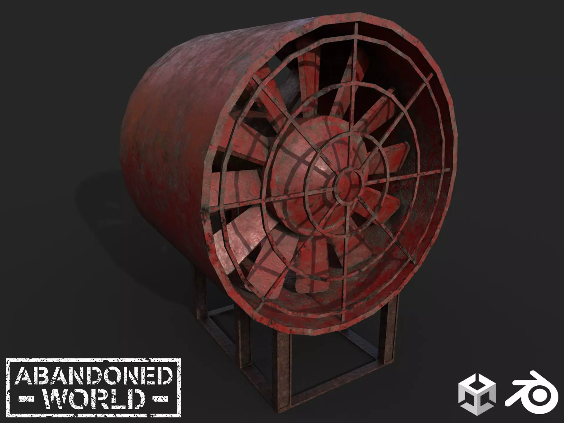 Fan for Metro Free low-poly 3D model_0