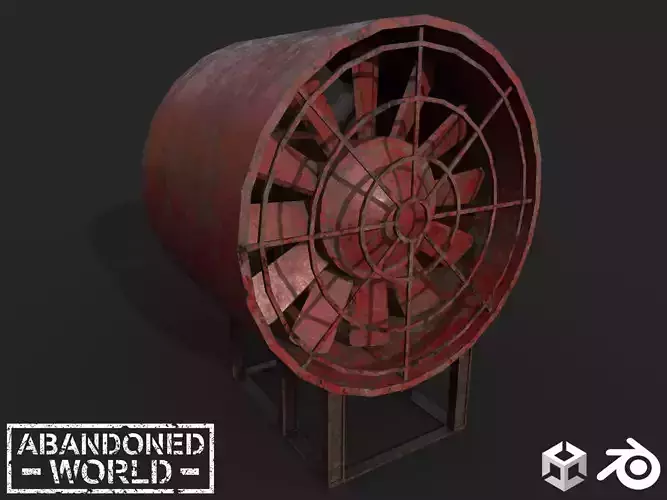 Fan for Metro Free low-poly 3D model