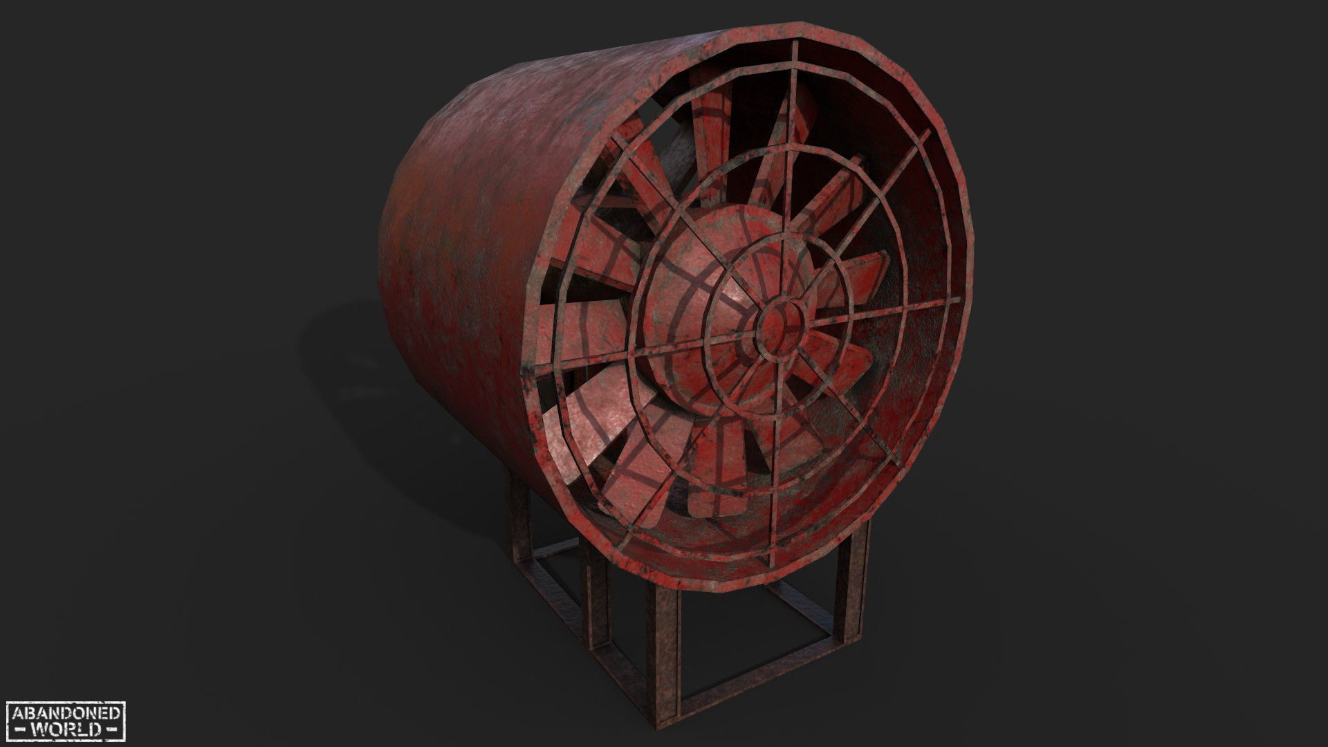 Fan for Metro Free low-poly 3D model_1