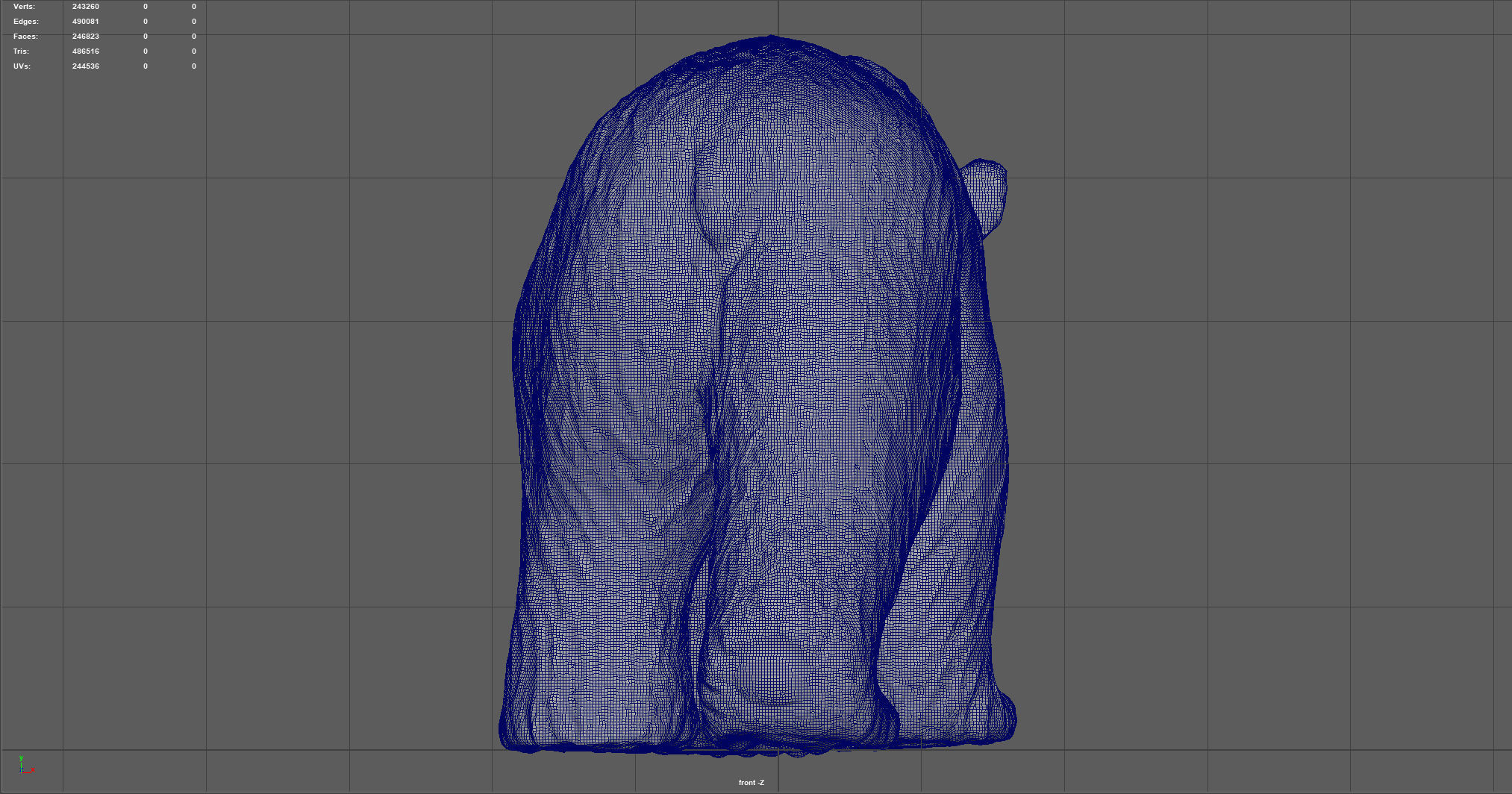 POLAR BEAR Low-poly 3D model_11
