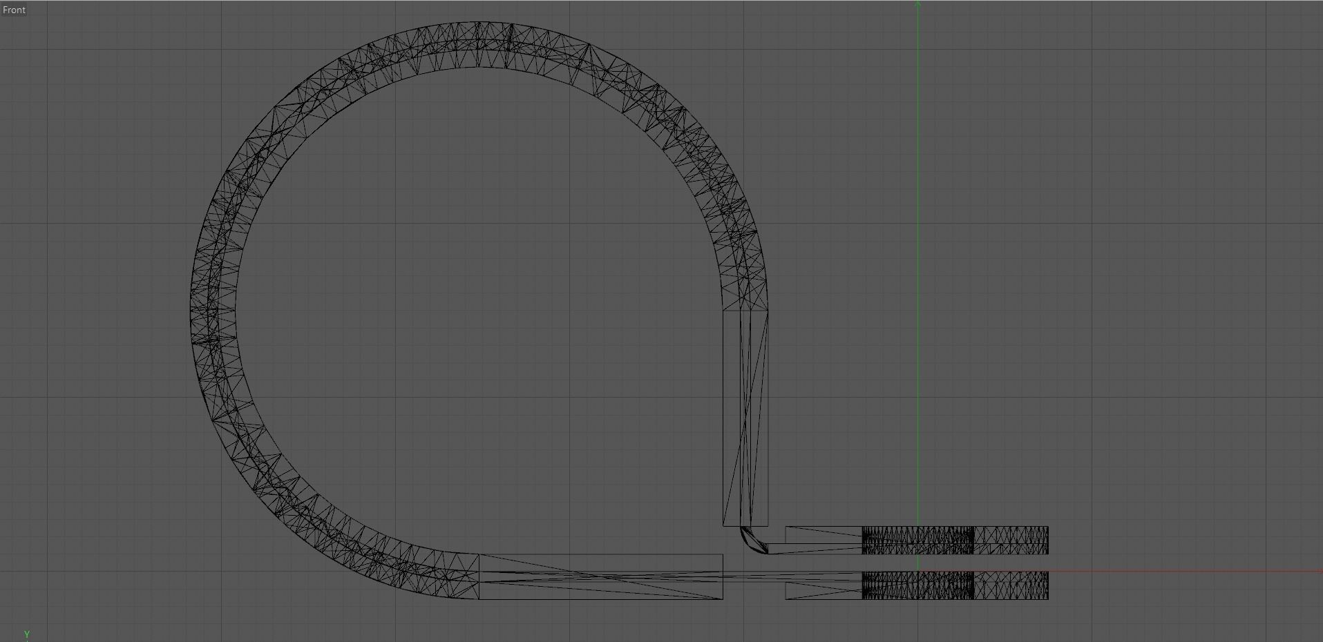 Steel clamp with rubber protection Low-poly 3D model_4