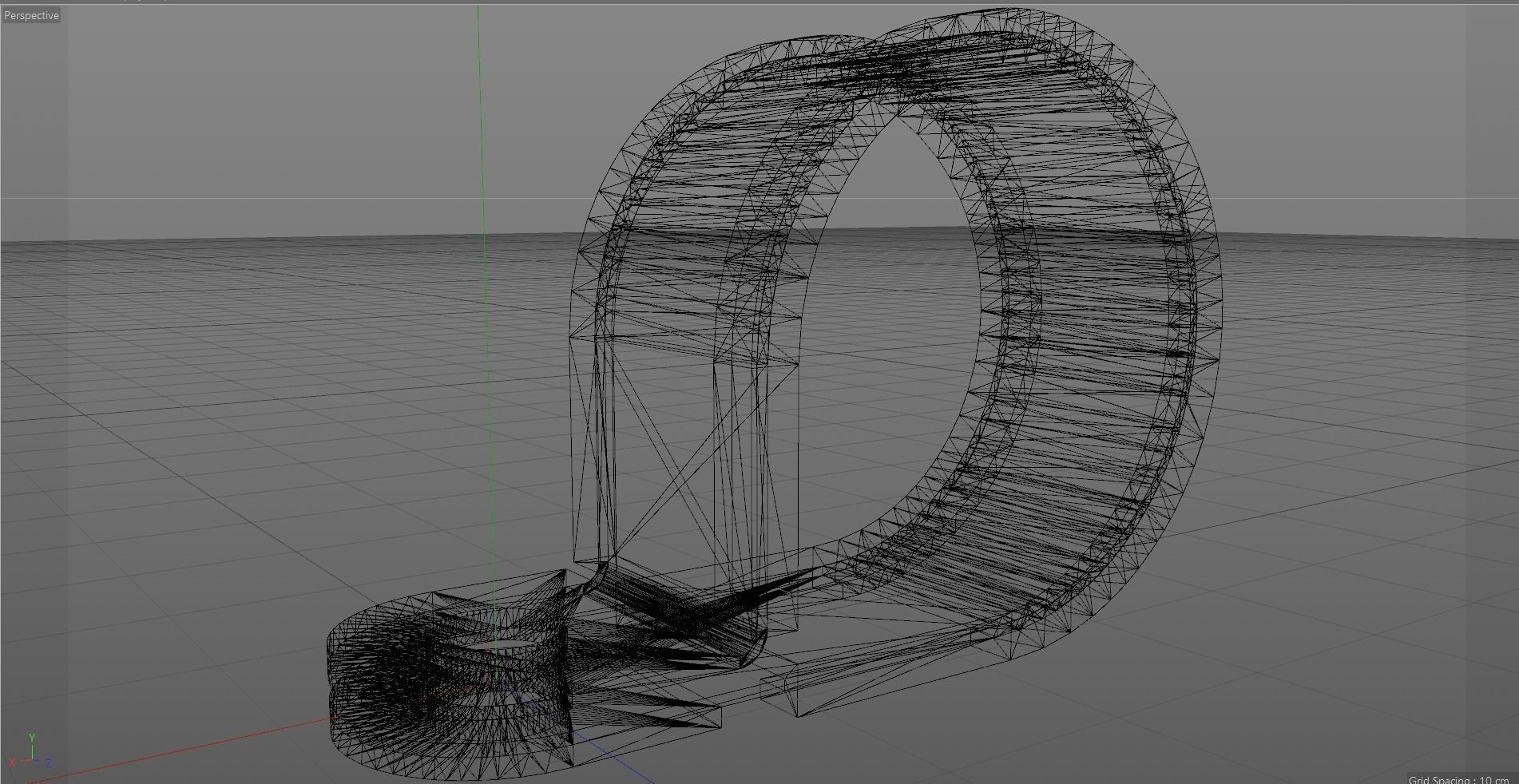 Steel clamp with rubber protection Low-poly 3D model_9