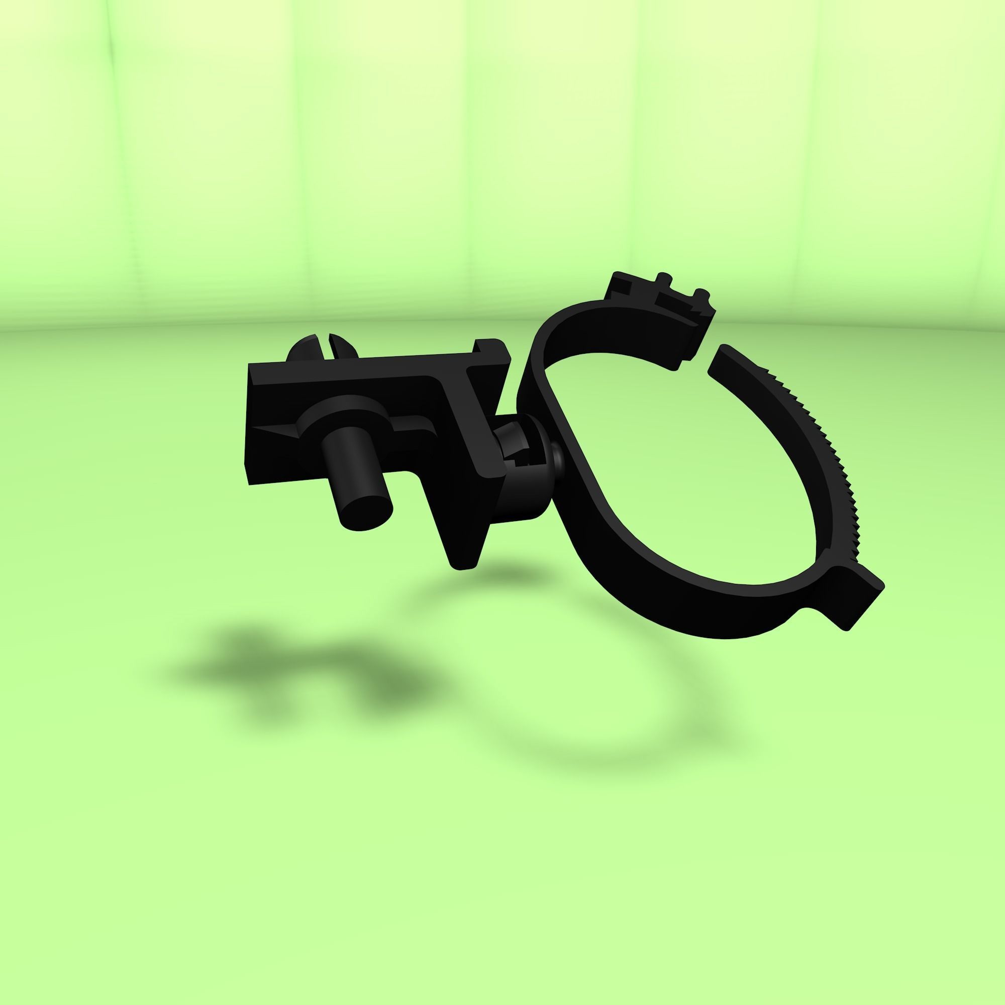 Clip for wires Low-poly 3D model_28