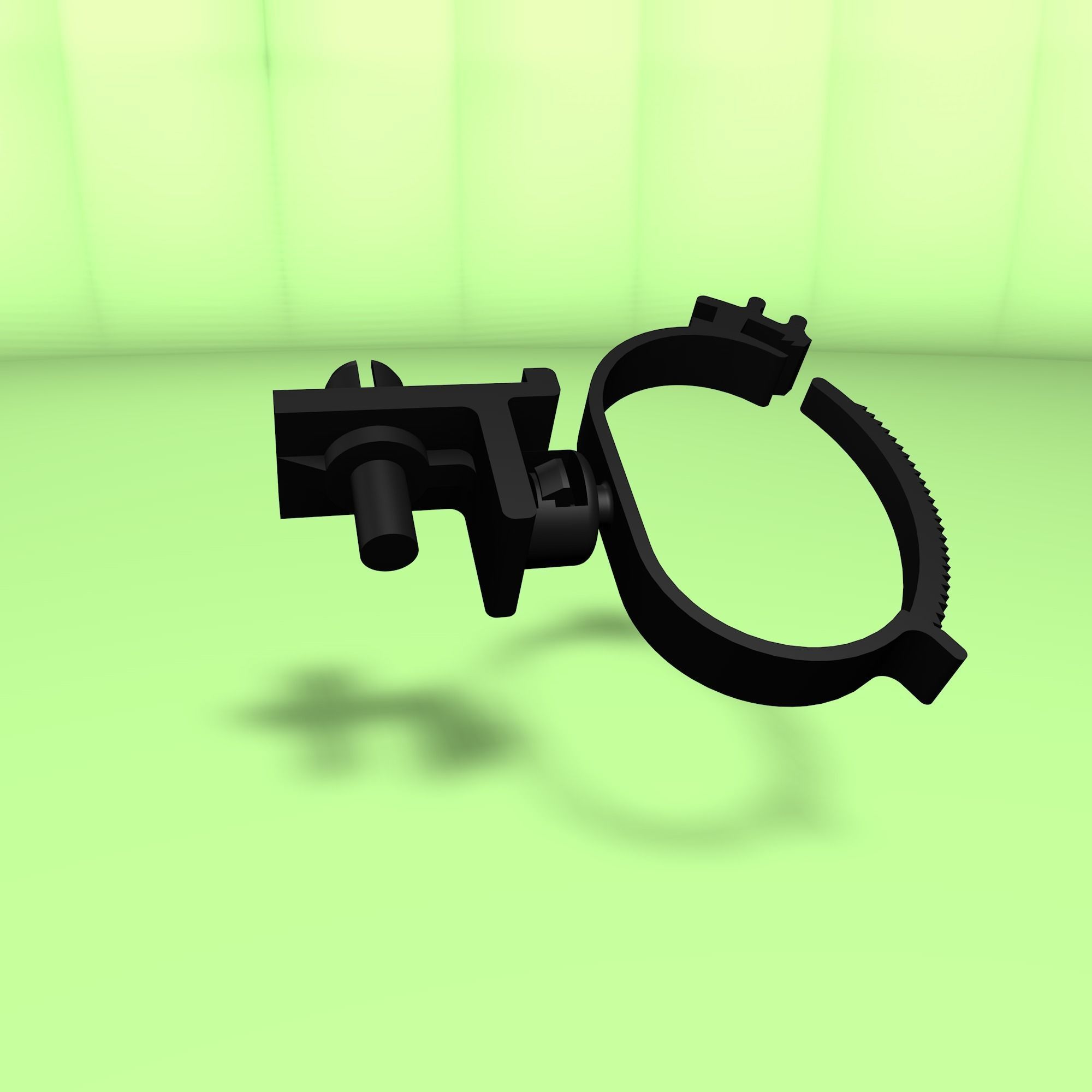 Clip for wires Low-poly 3D model_20