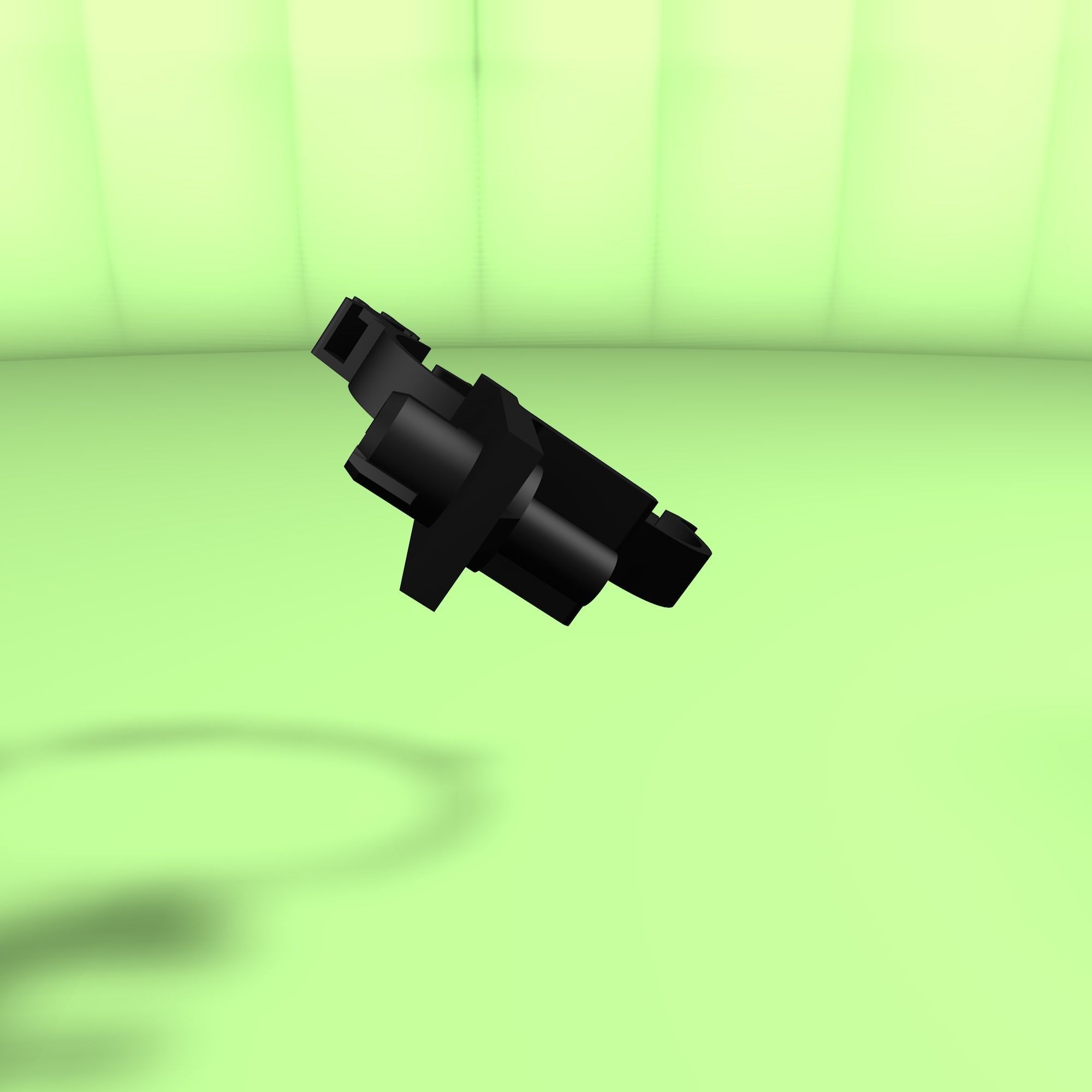 Clip for wires Low-poly 3D model_23