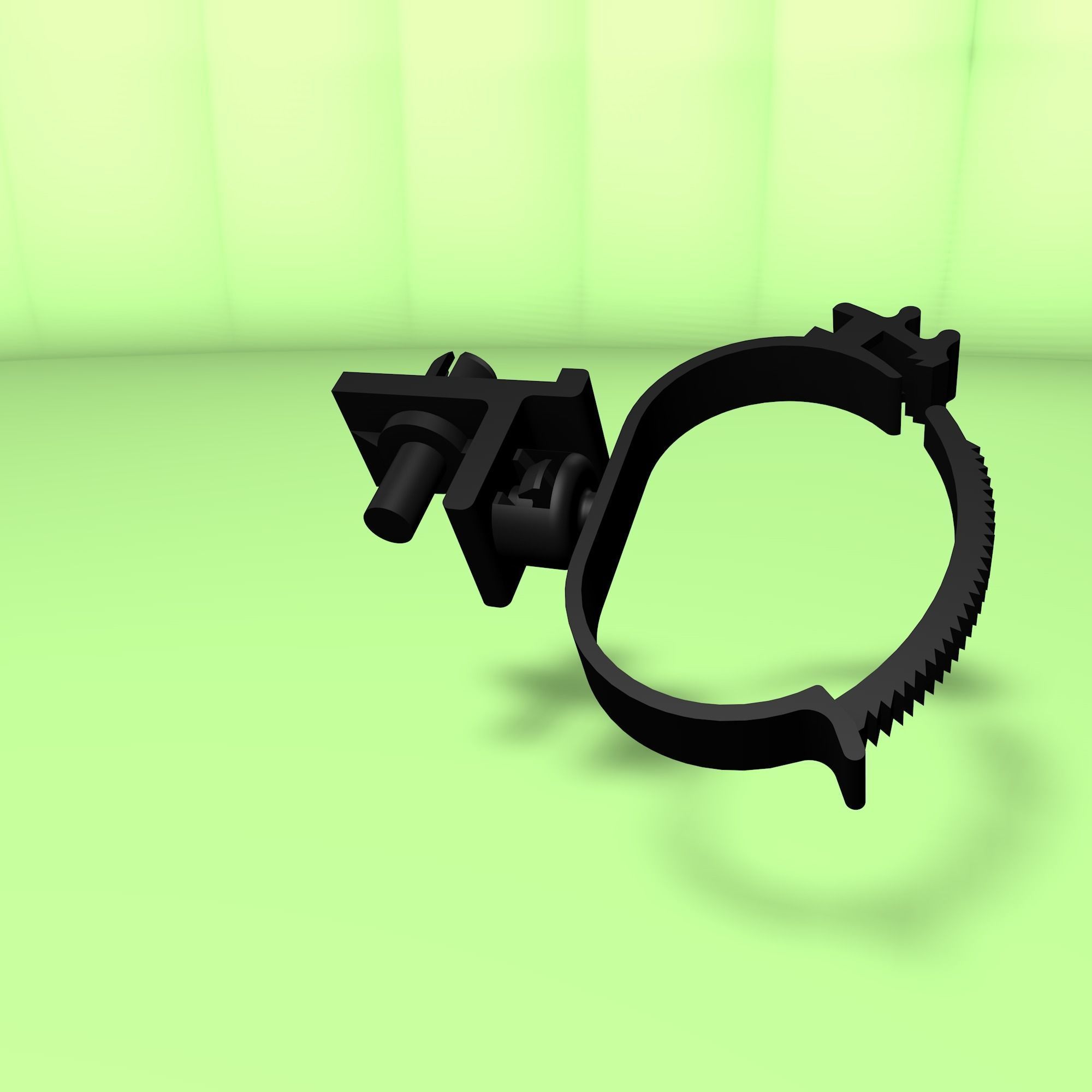 Clip for wires Low-poly 3D model_24