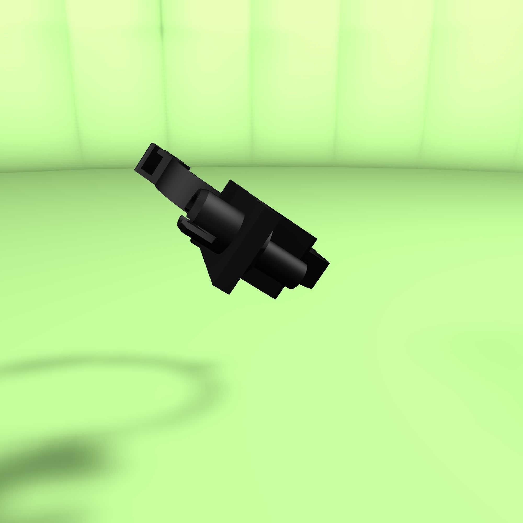 Clip for wires Low-poly 3D model_25