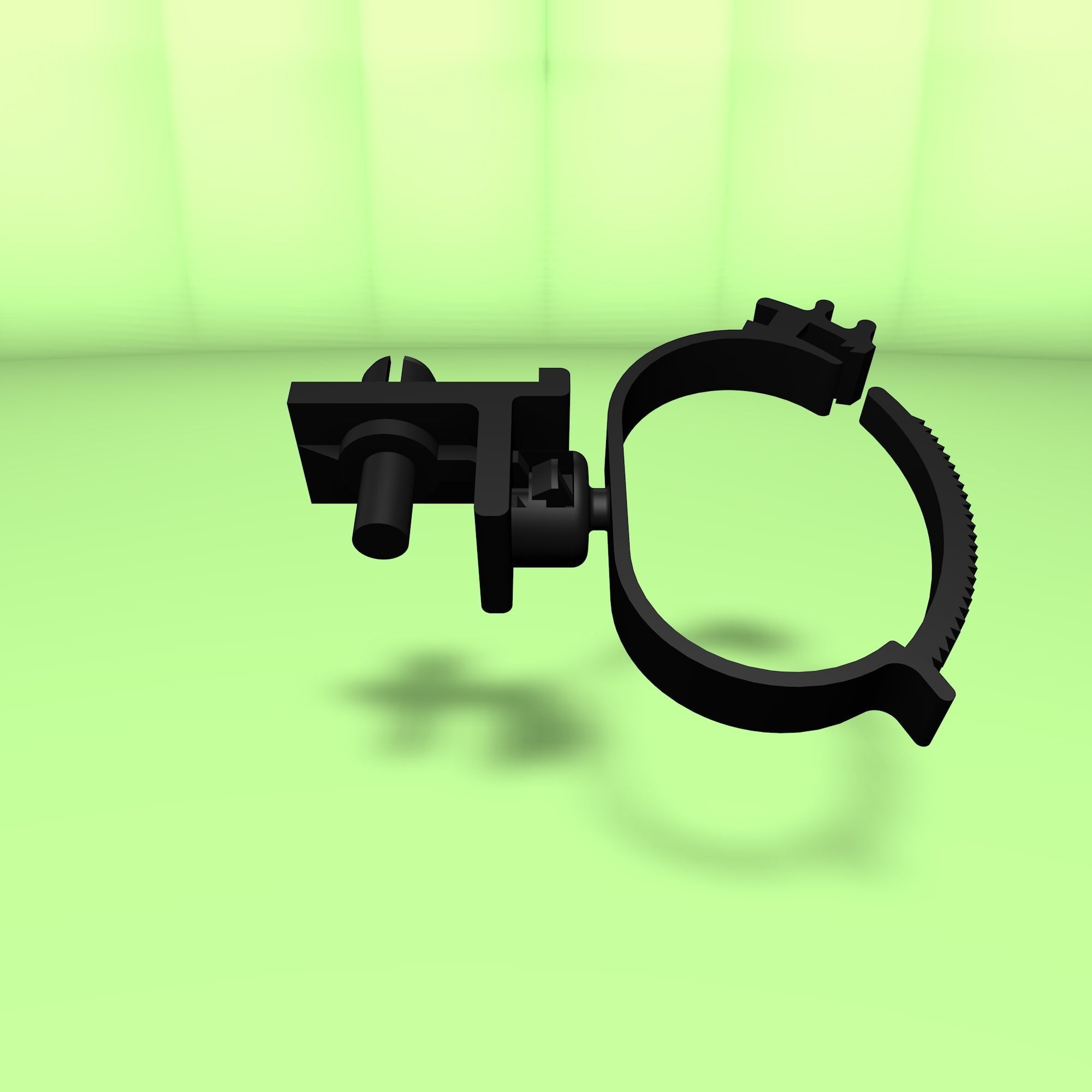 Clip for wires Low-poly 3D model_18