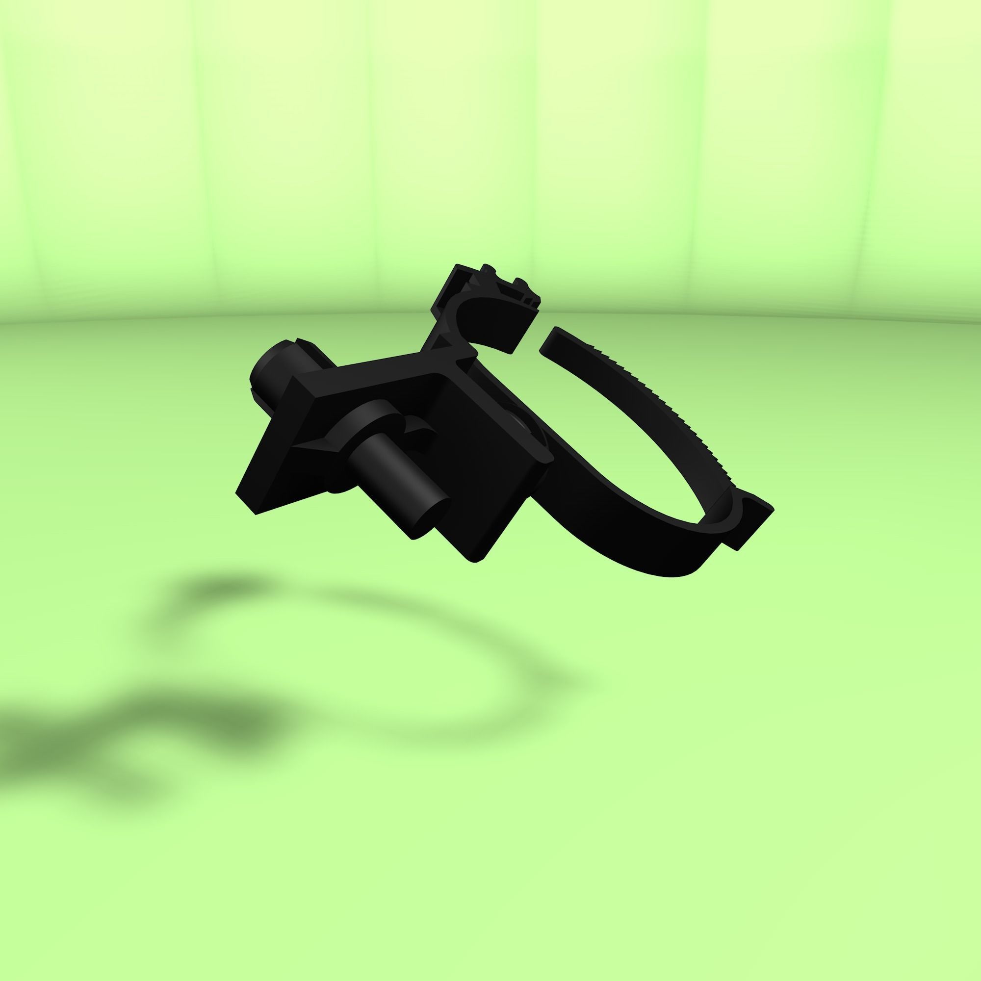 Clip for wires Low-poly 3D model_26