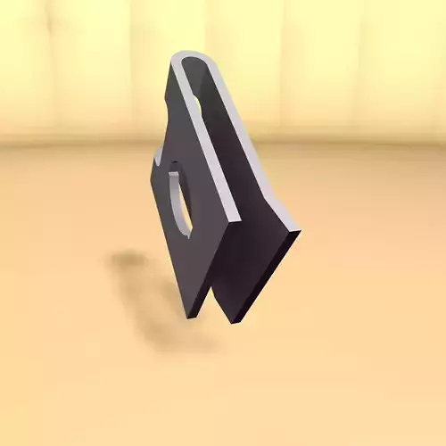 Threaded clip for plastic sheet