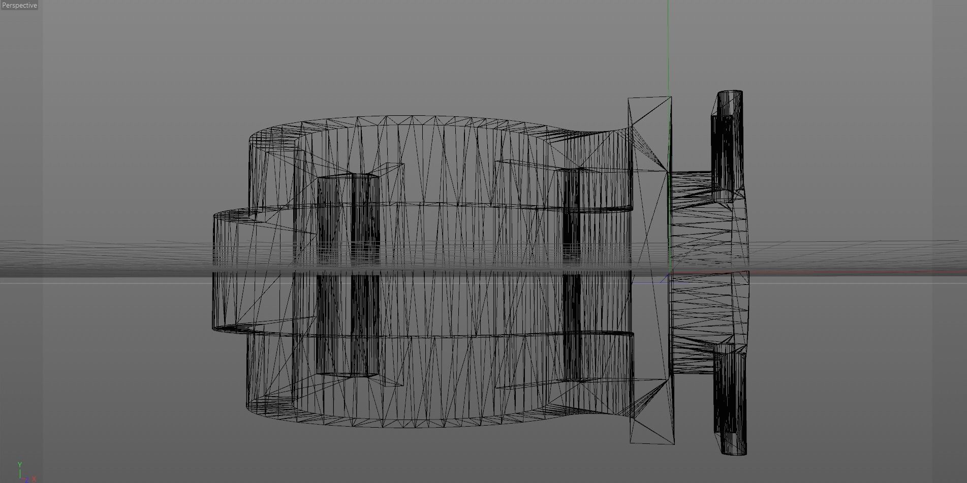 Twist and lock clip Low-poly 3D model_6