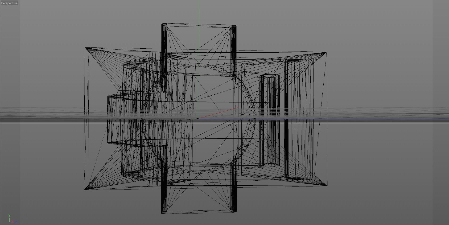 Twist and lock clip Low-poly 3D model_7