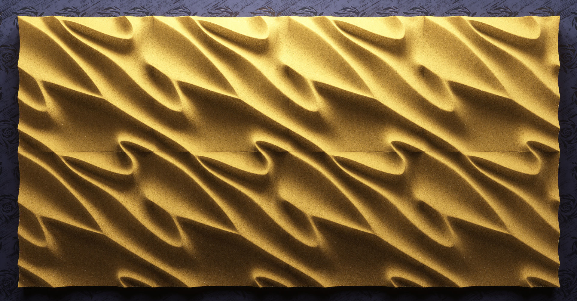 Acoustic Panels Kitbash Pack Low-poly 3D model_24