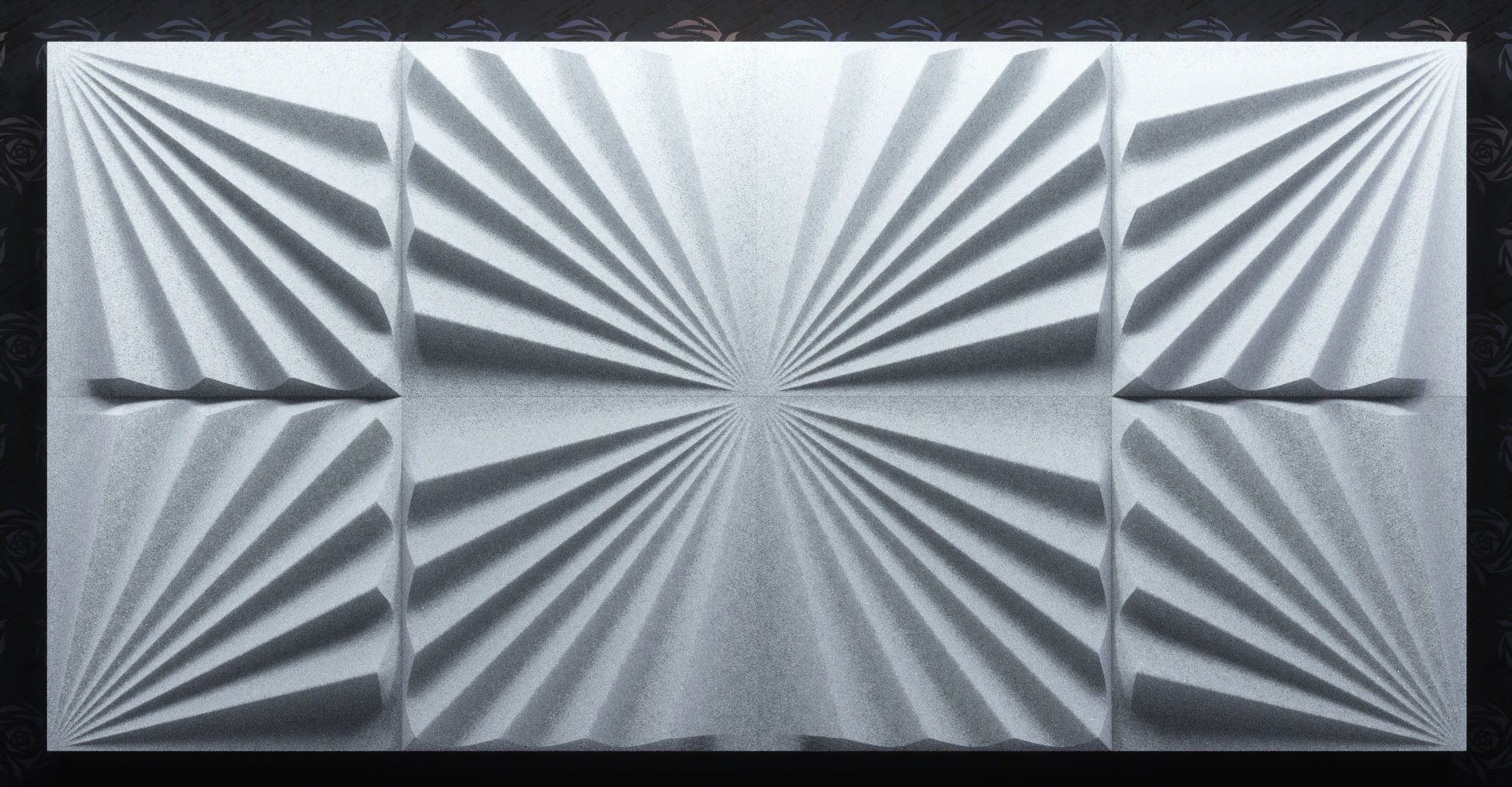 Acoustic Panels Kitbash Pack Low-poly 3D model_29
